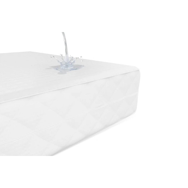 Протектор за матрак SPIJZDROWO, Памук, Водоустойчив, 80x200 см - eMAG.bg