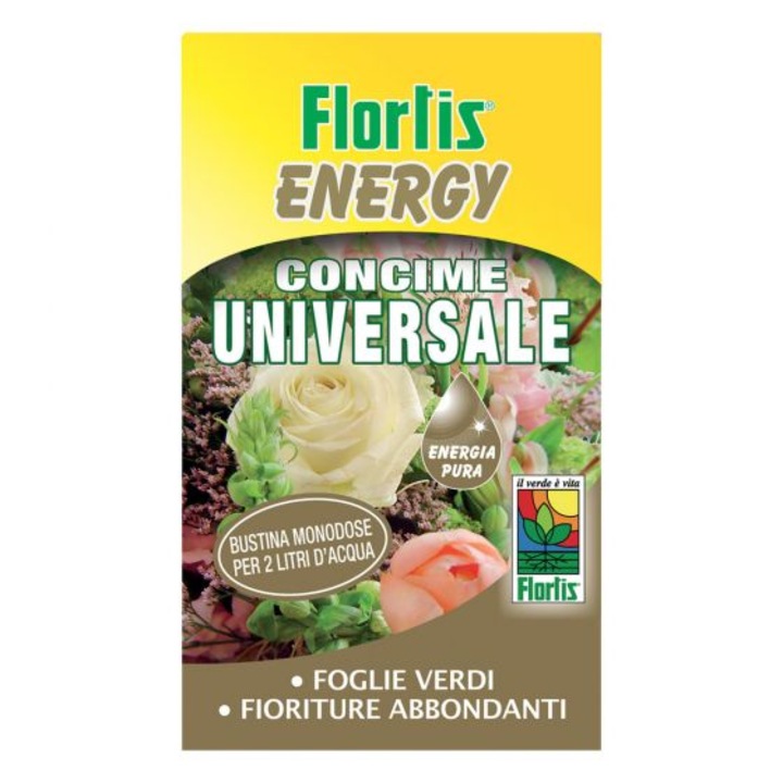 Ferilizant lichid energy universal Flortis, 10 g
