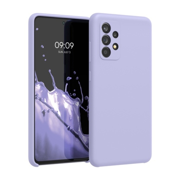 Telefontok Samsung Galaxy A52 / Galaxy A52 5G / Galaxy A52s 5G, szilikon, lila, 54347.139