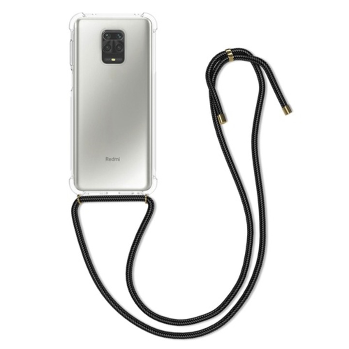 Husa pentru Xiaomi Redmi Note 9S/Redmi Note 9 Pro/Redmi Note 9 Pro Max, Silicon, Negru, 52143.01