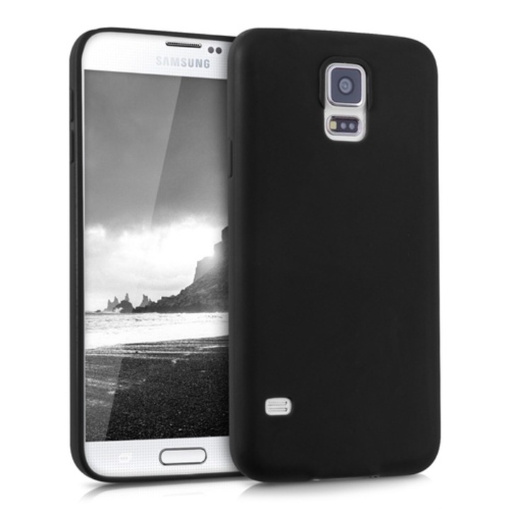 Калъф за Samsung Galaxy S5/Galaxy S5 Neo, силикон, черен, 33252.01, kwmobile