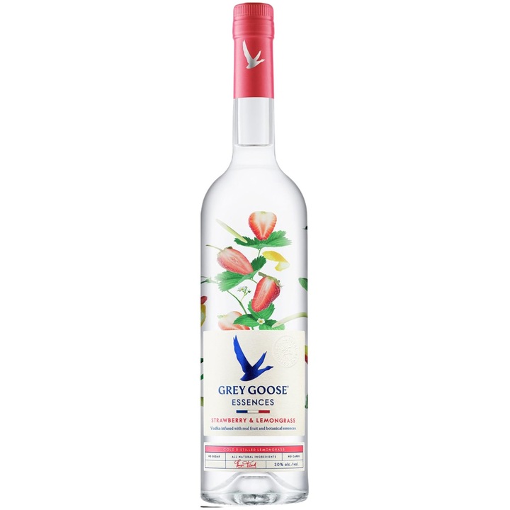 Vodka Grey Goose Essences Strawberry & Lemongrass, 30%, 0.7l