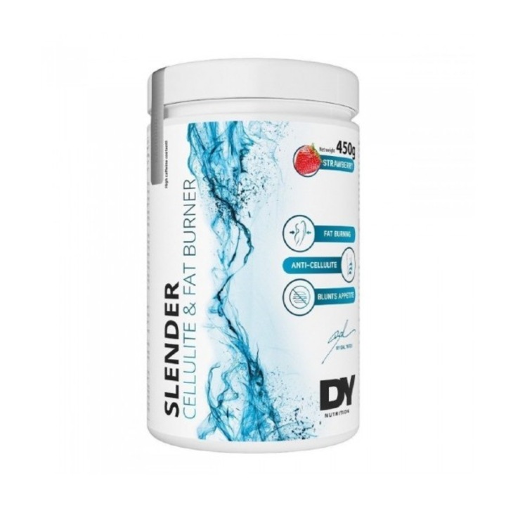 Arzator de celulita si grasime, Dorian Yates Nutrition, Slender Cellulite & Fat Burner, aroma capsuni 450 g