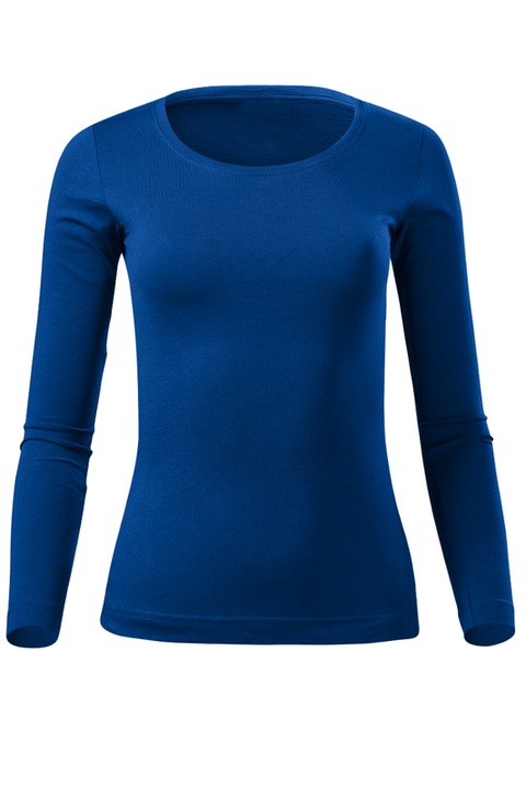 Bluza pentru femei, maneca lunga, Slim Fit, Albastru