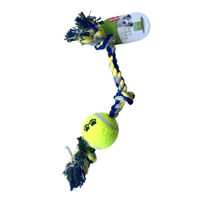 Jucarie sfoara pentru catei, Nunbell Professional, 35 cm, Albastra