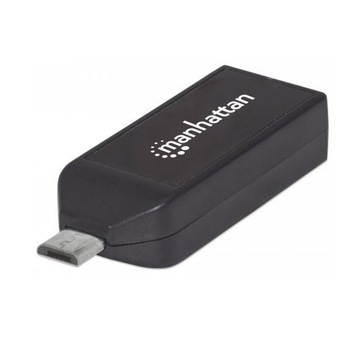 OTG Card Reader, Micro USB 2.0 Hub, Manhattan - MHT406222 OTG Card Reader, Micro USB 2.0 Hub, Manhattan - MHT406222