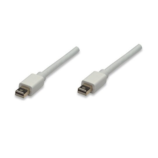 Cablu Display Port 1M, Alb, Manhattan - MHT324557