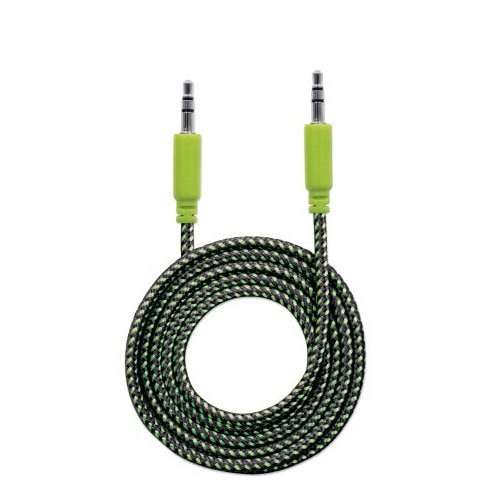 Pachet Cablu Audio Manhattan, 3.5mm, 1.8m, Verde - MHT394147 + Suport magnetic Tellur MCM3 pentru ventilatie, plastic, Negru