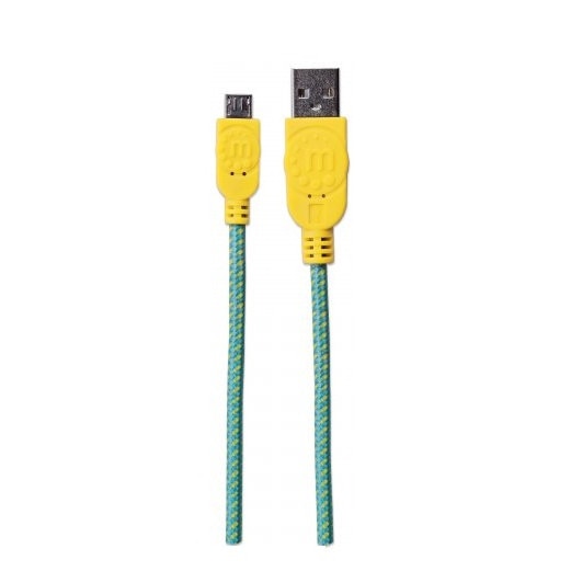 Cablu micro USB 2.0, 1m, Albastru, Manhattan - MHT394000