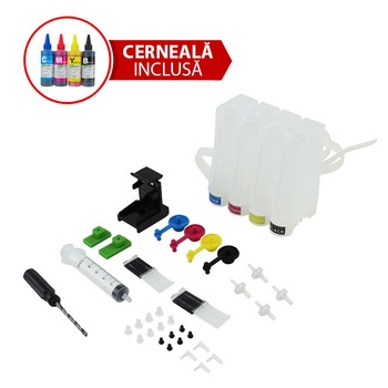 Set CISS Kit compatibil pentru HP350 HP351 Set CISS Kit compatibil pentru HP350 HP351
