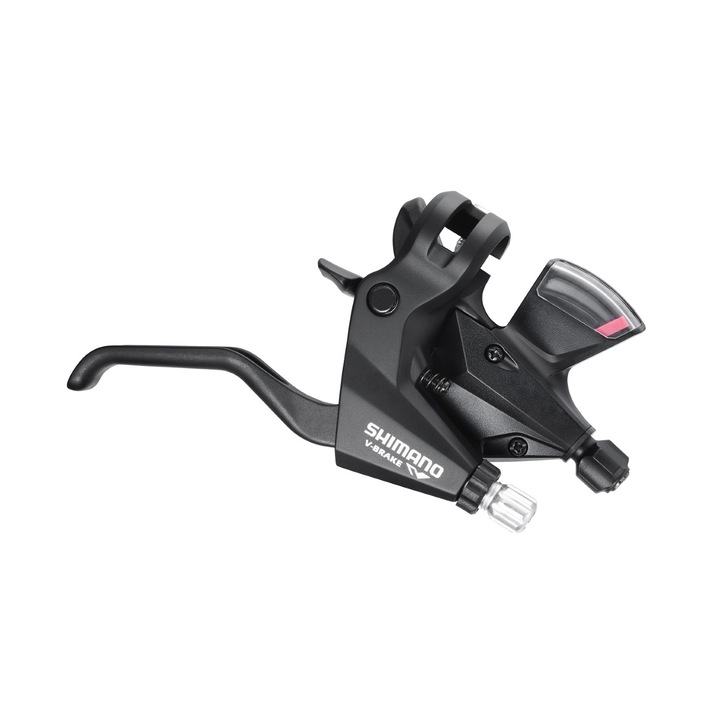 Maneta schimbator/frana Shimano Acera ST-M310, montaj stanga, 3 viteze, cablu de schimbator 1800mm stainless, rapidfire plus, 2 degete, pentru V-Brake, culoare Negru