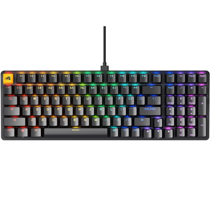 Клавиатура gaming Glorious GMMK 2 Пълен размер, Механична, напълно сглобена, черна