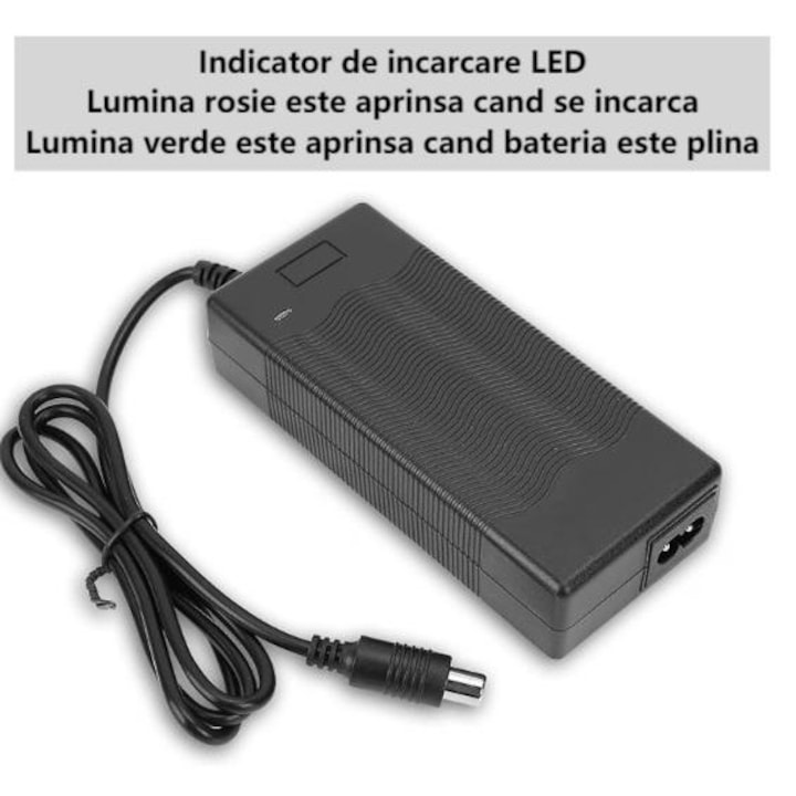 Incarcator trotineta electrica, Compatibil cu Xiaomi M365, Negru