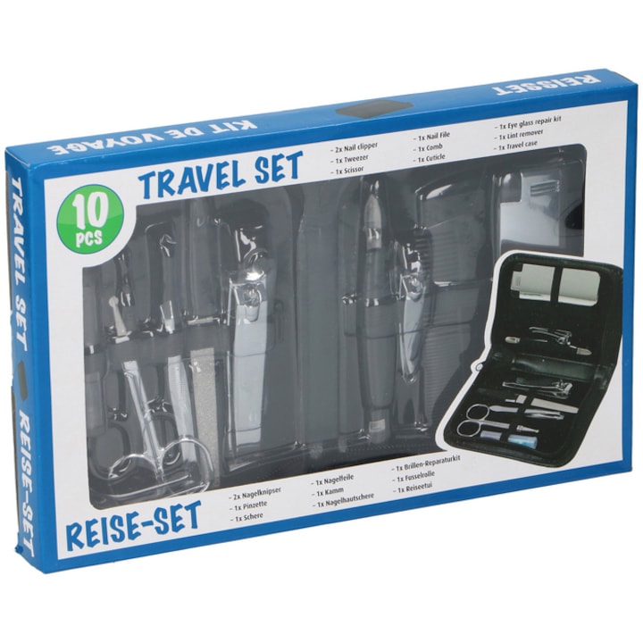 Set manichiura Nobrand, suport 10 piese