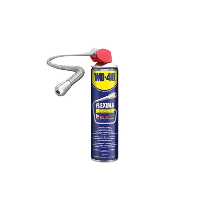 Lubrifiant multifunctional WD-40 Multi-Use Product Flexible 10501, recipient 600 ml, aplicator metalic flexibil de 18 cm