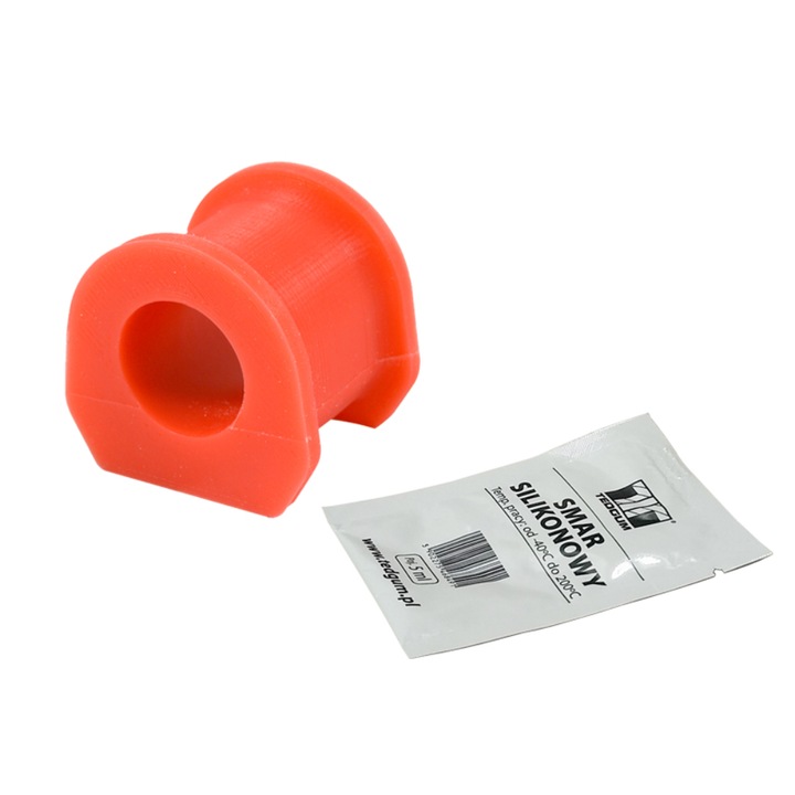 Stabilizátor persely, TEDGUM, Mitsubishi Pajero III, piros