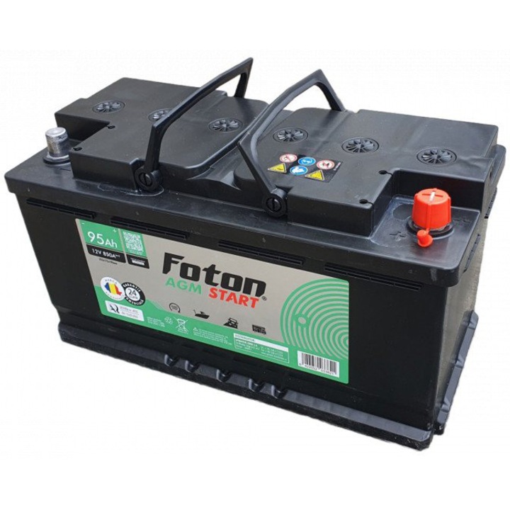 Baterie auto Foton Start AGM 95Ah 850A Start&Stop