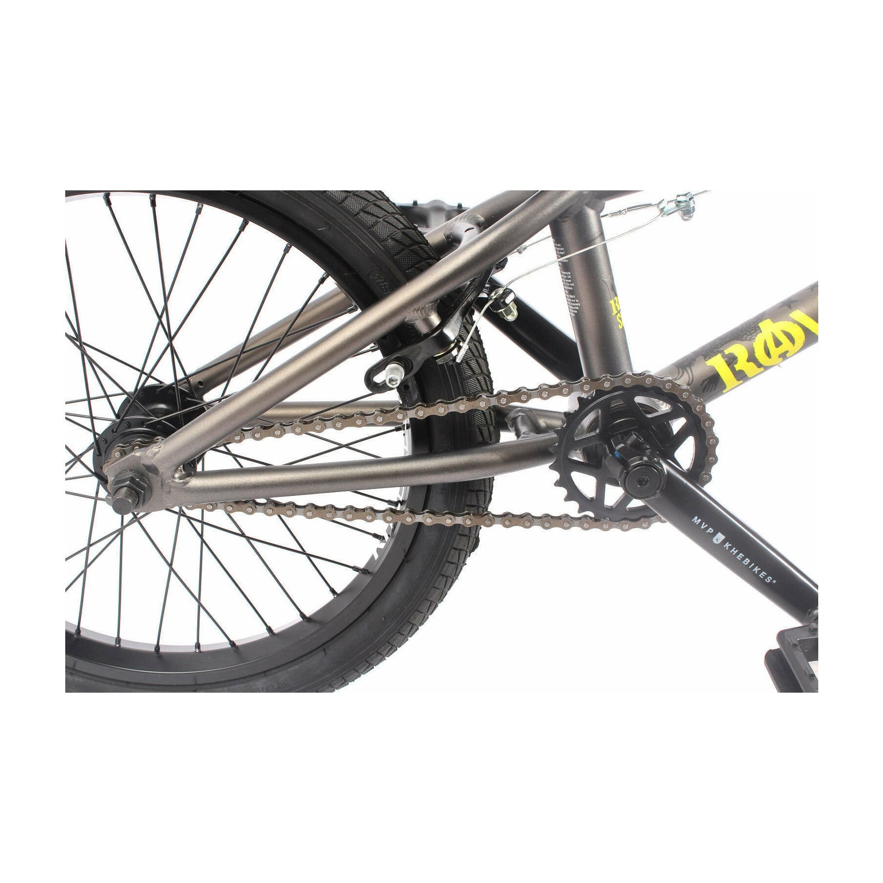 Bicicleta KHE Ravisher LL 18 inch BMX 8.9 kg, Antracite - eMAG.ro