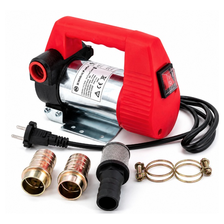 Pompa electrica 220v transfer motorina, 40L/ min maner ROSU