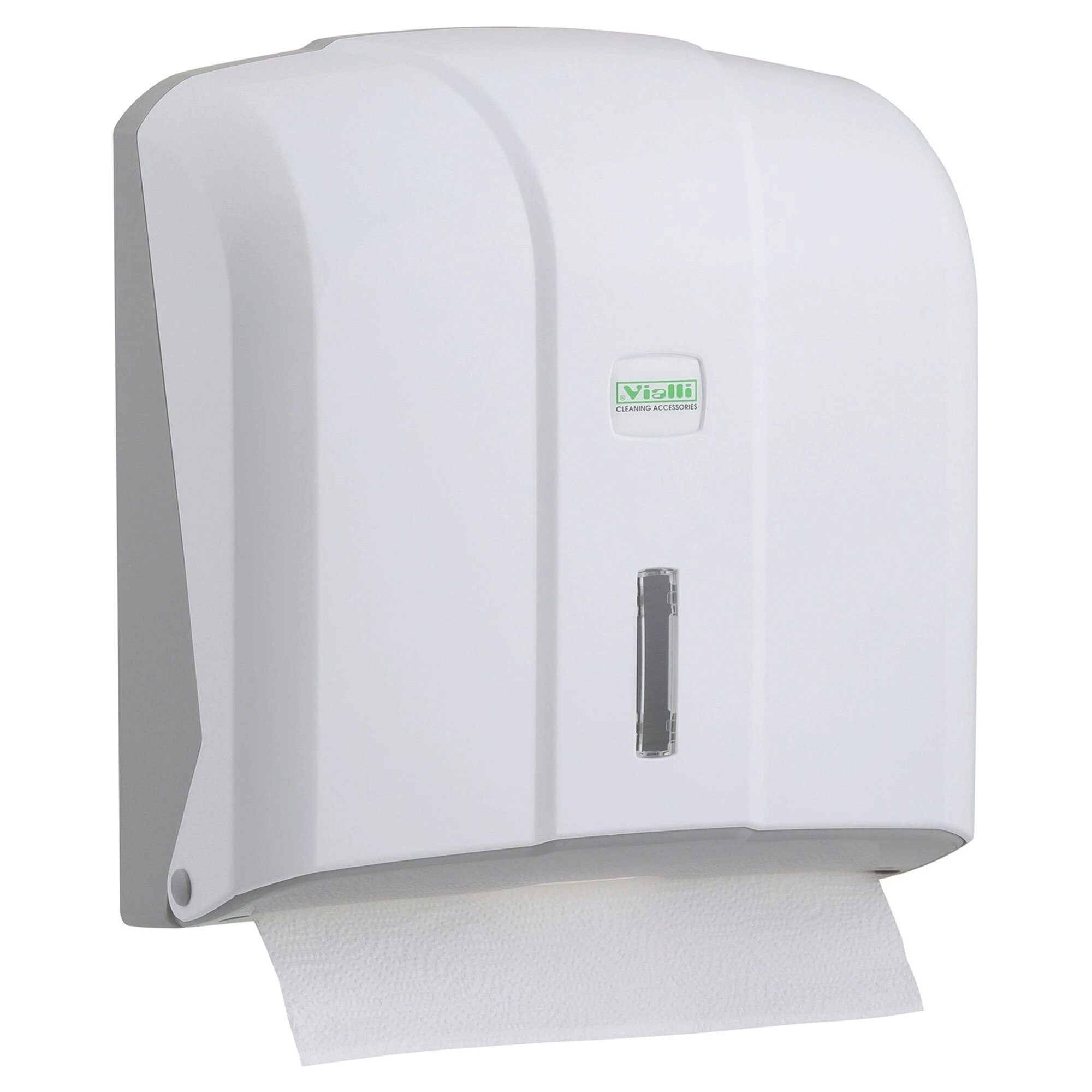 Dispenser hartie Vialli, 200 buc, 27 x 11 x 28 cm, ABS, alb eMAG.ro