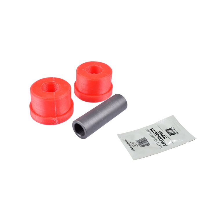 Bucsa brat inferior fata/spate, Tedgum, Pentru Mitsubishi, Gri/portocaliu