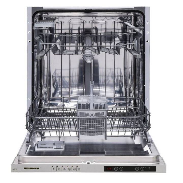 Heinner HDW-BI6613IE++ Beépíthető mosogatógép, 13 Terítékes, 6 Program, E energiaosztály