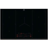 Plita incorporabila Electrolux EIV84550, Inductie, 5 zone de gatire, Control touch, Booster, Conectivitate hota, Timer, Oprire automata, 78 cm, Negru