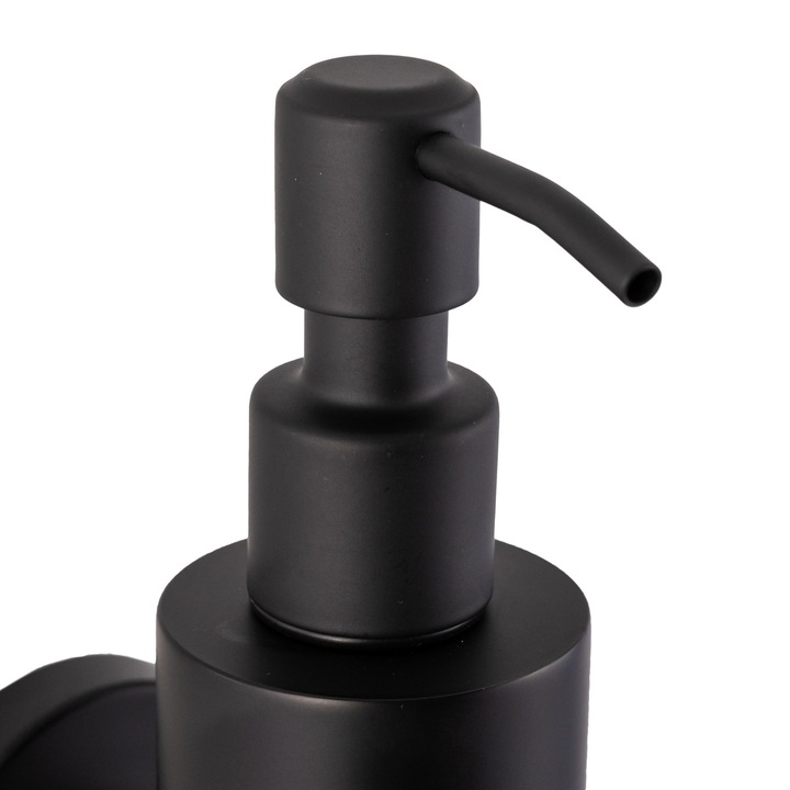 Dispenser sapun lichid TRENDY’S, negru mat