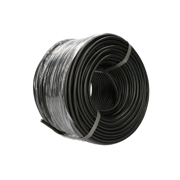 Мрежов кабел Extralink, Cat 5E, FTP, Усукана двойка, 100 м, Сив