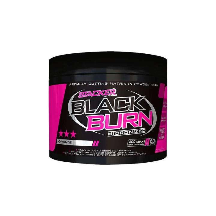 Supliment pentru slabit Black Burn 300g, aroma Orange