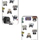 Folie Skin Back Apple Iphone 13-hoz, Bulldog Design, High Grip, Teljes ragasztó, Könnyű telepítés, Többszínű