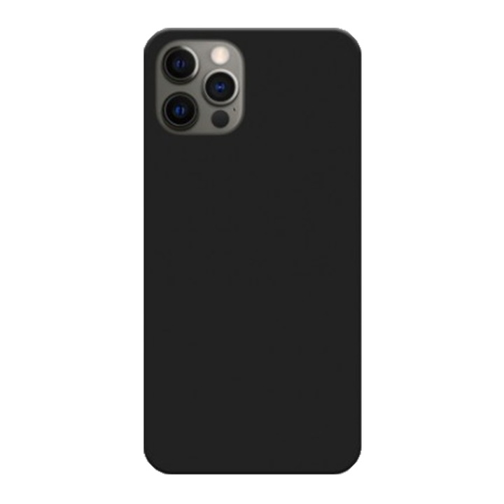 Протектор Folie Skin за Apple Iphone 14 Plus, Черен дизайн, Висок захват, Пълно лепило