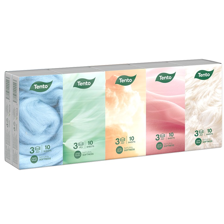 Batiste nazale, Tento, 10x10 buc