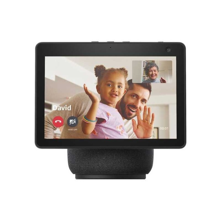 Boxa inteligenta Amazon Echo Show 10 3rd Gen HD ecran cu senzor de miscare Alexa Charcoal