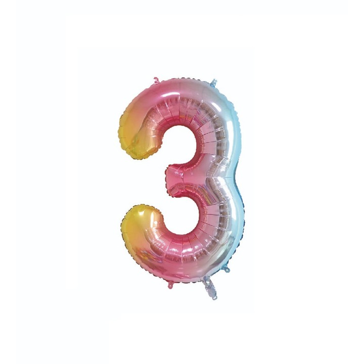 Fém fólia lufi, 3-as szám, 100 cm, fukszia