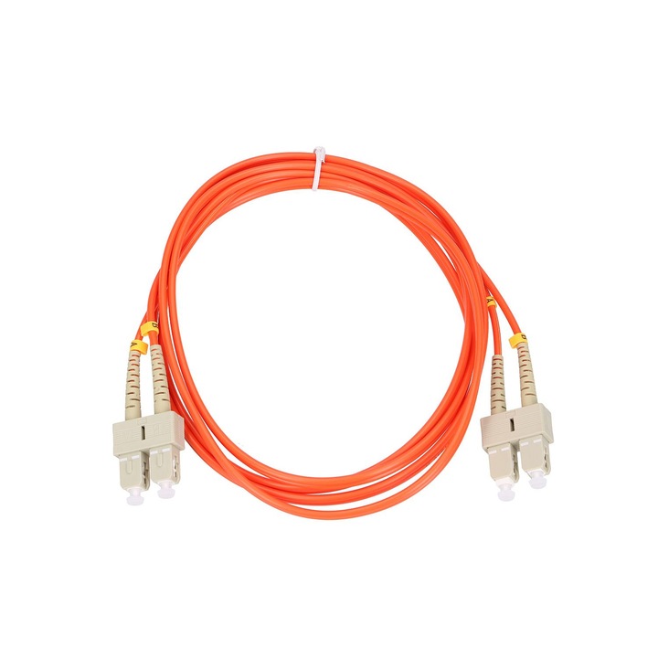 Hálózati kábel Extralink, SC, APC, UPC, Duplex 3,0 mm, 1 m, Multicolor