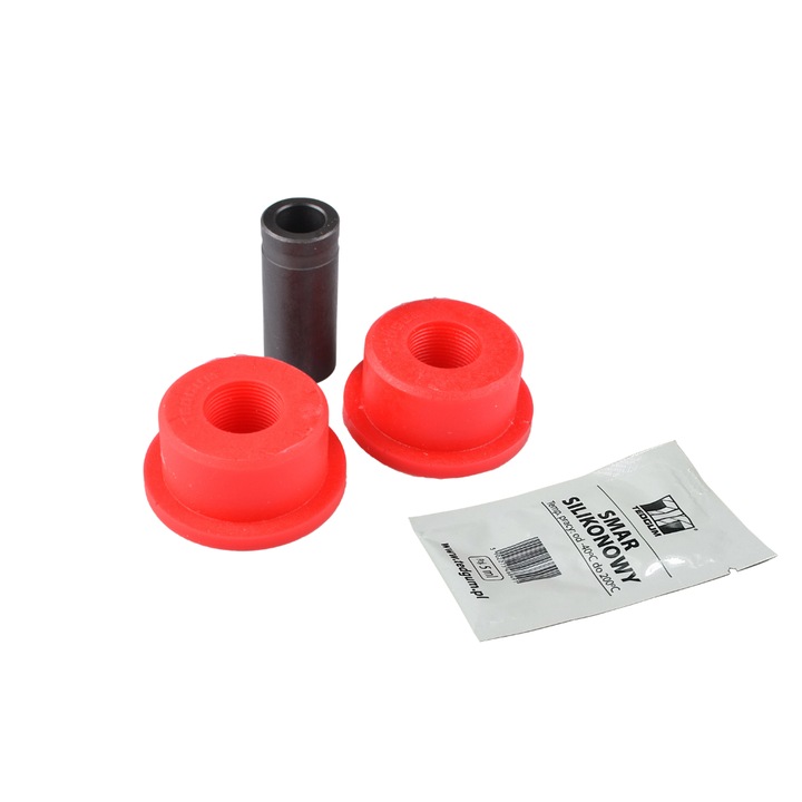 Hátsó tengely persely Subaru Forester/Impreza/Legacy, Tedgum, poliuretán, piros/fekete