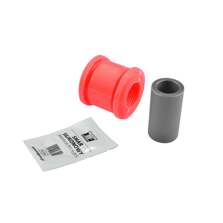 Ford Galaxy/Seat Alhambra/Volkswagen Sharan 1995 hátsó lengéscsillapító persely, Tedgum, poliuretán, piros/fekete