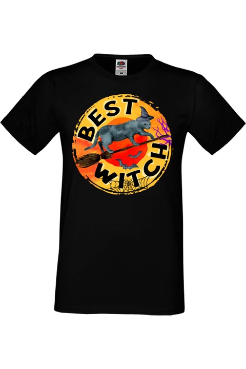 Férfi póló Mindenszentek Halloween Tralala ajándék Halloween Halloween 07, Fekete