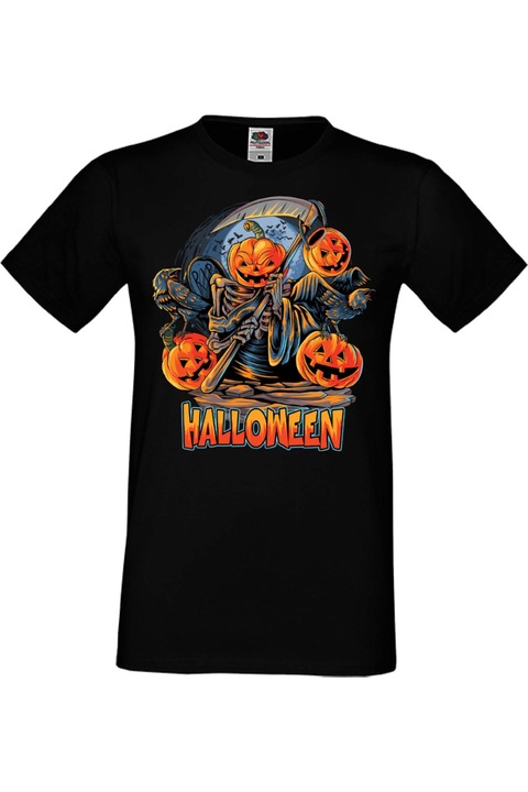 Férfi póló Mindenszentek Halloween Tralala ajándék Halloween Halloween 12, Fekete