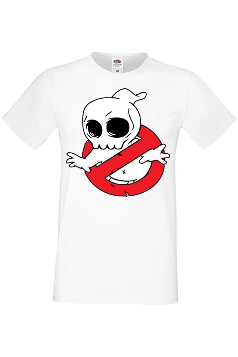 Férfi póló Mindenszentek Halloween Tralala ajándék Halloween Halloween Ghost Busters, Fehér