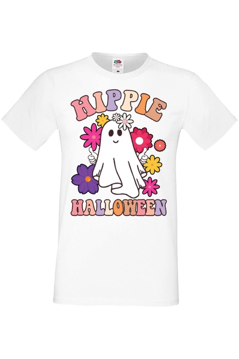 Férfi póló Mindenszentek Halloween Tralala ajándék Halloween Hippie Halloween, Fehér
