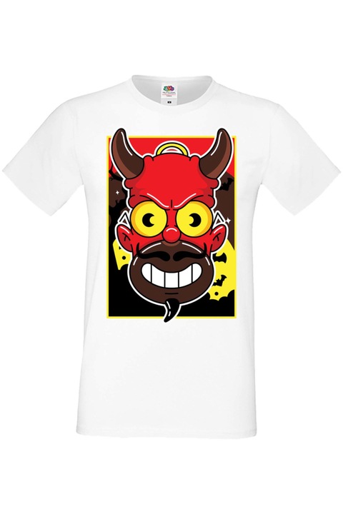 Férfi póló Mindenszentek Halloween Tralala ajándékHalloween The Simpsons Homer Simpson 03, Fehér