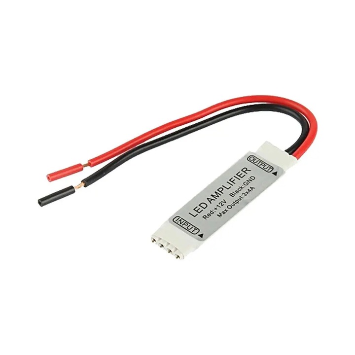 Mini erősítő LED szalaghoz, V-TAC, Multicolor 5050 3x4A