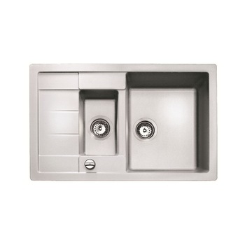 Chiuveta de bucatarie Teka ASTRAL 60 B TG, granit, 780 x 500 mm, 2 cuve, culoare: alb Chiuveta de bucatarie Teka ASTRAL 60 B TG, granit, 780 x 500 mm, 2 cuve, culoare: alb