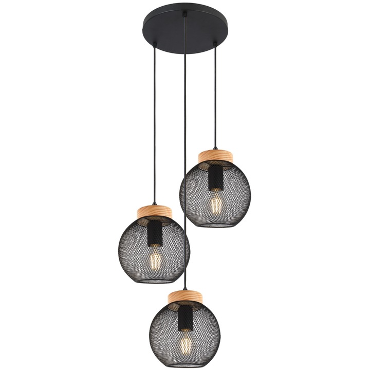Lampa suspendata Avide Lattice, 3xE27