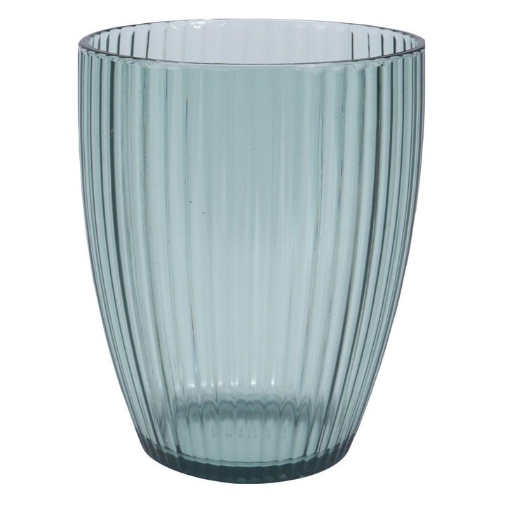 Pohár gyümölcslevekhez és vízhez Csíkos, 475 ml, Üveg, Átlátszó