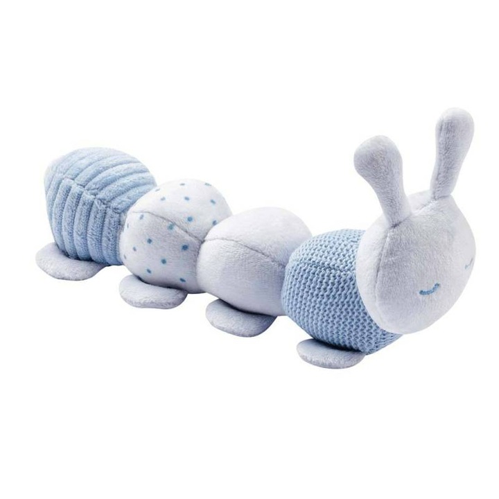 Omida de plus, Nattou, Poliester, Albastru