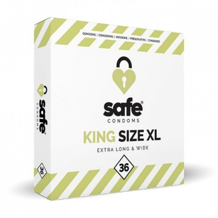 Prezervative, Safe, XL, 36 buc