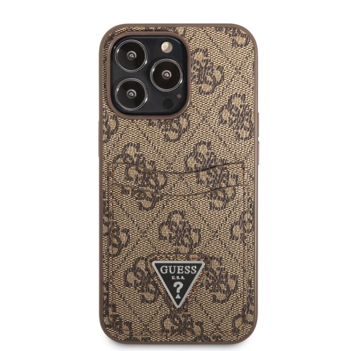 Калъф Guess за iPhone 13 Pro, Кафяв